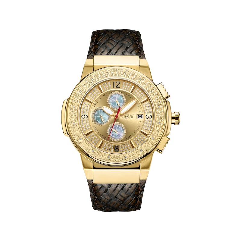 Main Image 1 of Men's JBW Saxon Chronograph Watch JB-6101L-E