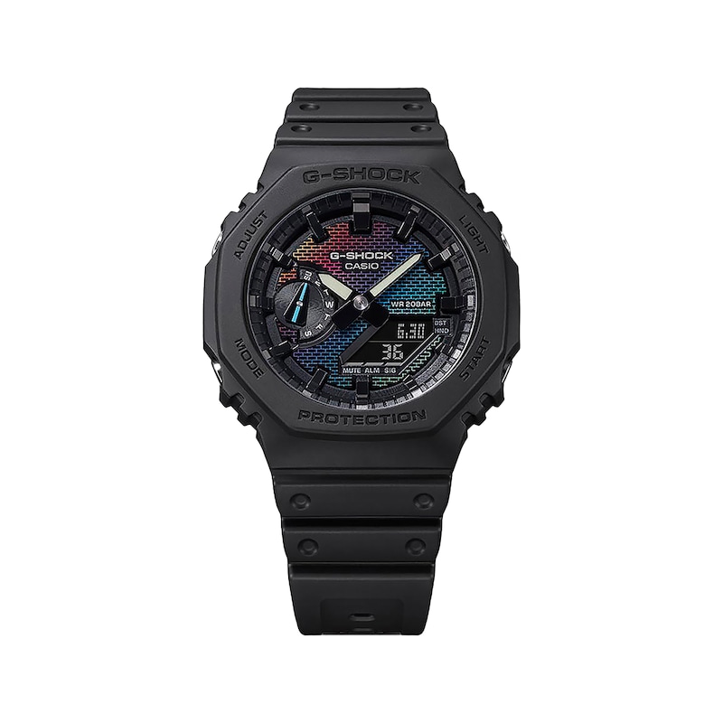 Main Image 1 of Casio G-SHOCK Rainbow Brick Analog-Digital Men's Watch GA2100RW-1A