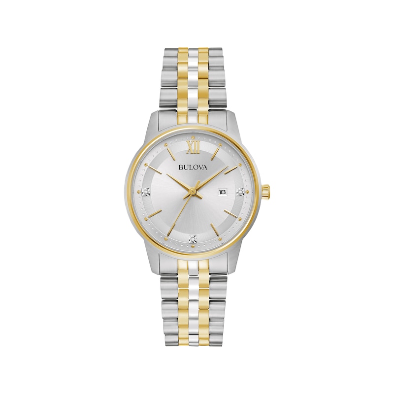 Main Image 1 of Bulova Classic Diamond-Accent Women's Watch 98P197