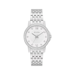 Bulova Classic Crystal Accent Women's Watch 96L297