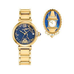 Citizen Disney Princess Cinderella 75th Anniversary Diamond Women's Watch Gift Set EM1068-69W