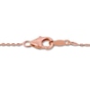 Thumbnail Image 3 of Pink Cultured Pearl Necklace 1/20 ct tw Diamonds 10K Rose Gold