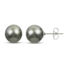 Thumbnail Image 2 of Cultured Tahitian Pearl Earrings Sterling Silver