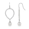 Thumbnail Image 1 of Cultured Pearl Dangle Earrings Sterling Silver