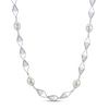 Thumbnail Image 2 of Cultured Pearl Necklace Sterling Silver 18&quot;