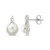 Thumbnail Image 1 of Cultured Pearl Drop Earrings Sterling Silver