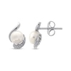 Thumbnail Image 1 of Cultured Pearl Drop Earrings Sterling Silver