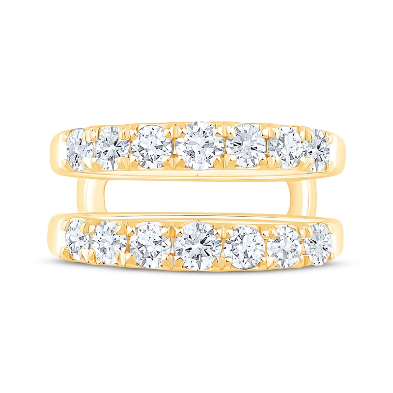 Main Image 3 of Round-Cut Diamond Enhancer Ring 1-1/2 ct tw 14K Yellow Gold