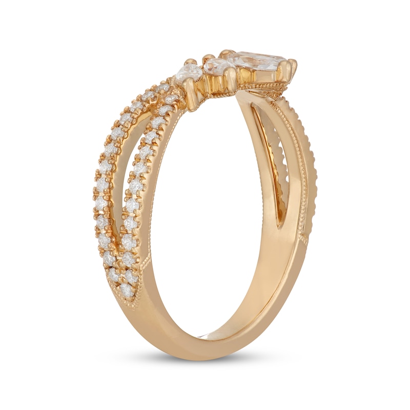 Main Image 2 of Neil Lane Premiere Marquise-Cut Diamond Anniversary Band 5/8 ct tw 14K Yellow Gold