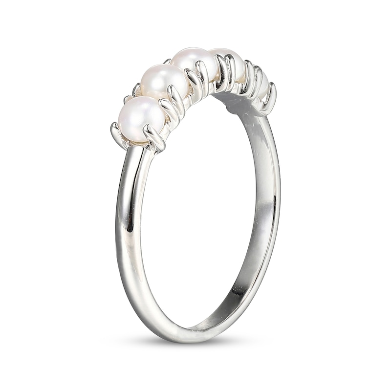 Main Image 2 of Cultured Pearl Ring Sterling Silver