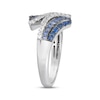 Thumbnail Image 2 of Le Vian Denim Ombre Sapphire Ring 14K Vanilla Gold