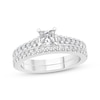 Thumbnail Image 1 of Diamond Princess-cut Bridal Set 1 ct tw 14K White Gold