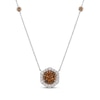 Thumbnail Image 1 of Le Vian Diamond Halo Necklace 1-1/3 ct tw Platinum 19&quot;