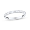 Thumbnail Image 1 of Princess-Cut Diamond Stackable Anniversary Ring 3/8 ct tw 14K White Gold