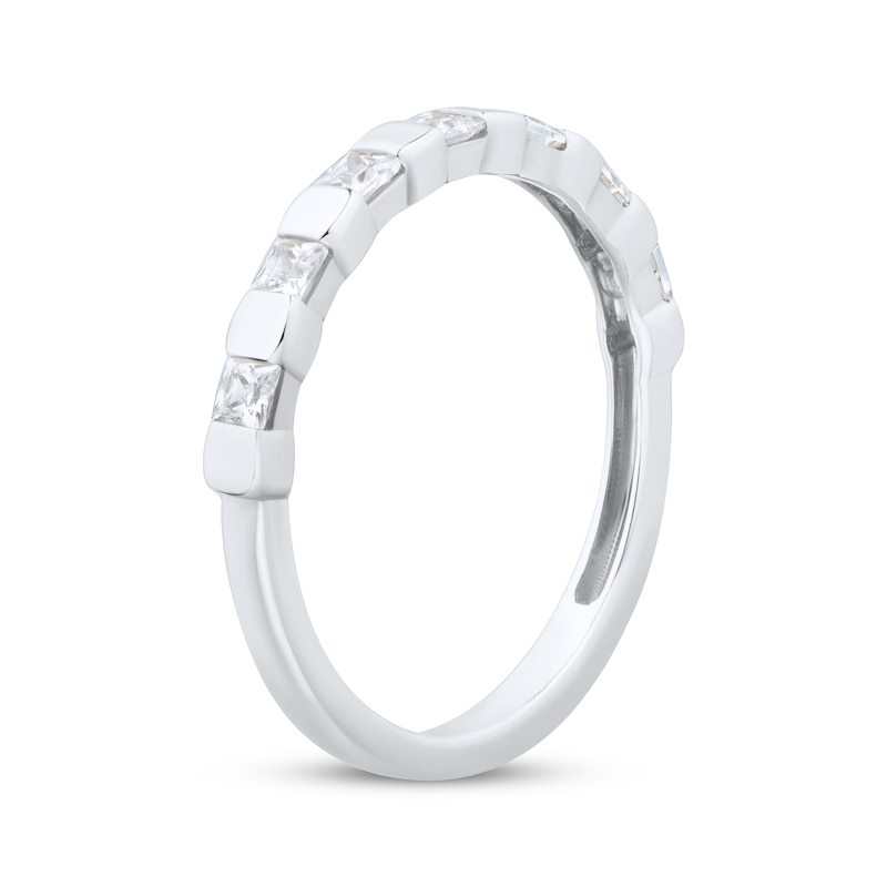 Main Image 2 of Princess-Cut Diamond Stackable Anniversary Ring 3/8 ct tw 14K White Gold