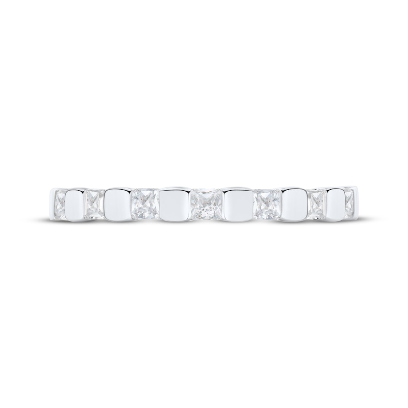 Main Image 3 of Princess-Cut Diamond Stackable Anniversary Ring 3/8 ct tw 14K White Gold