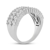 Thumbnail Image 2 of Diamond Multi-Row Anniversary Ring 2 ct tw 10K White Gold