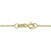 Thumbnail Image 2 of Cultured Akoya Pearl & Diamond Accent Chain Link Necklace 14K Yellow Gold 18&quot;