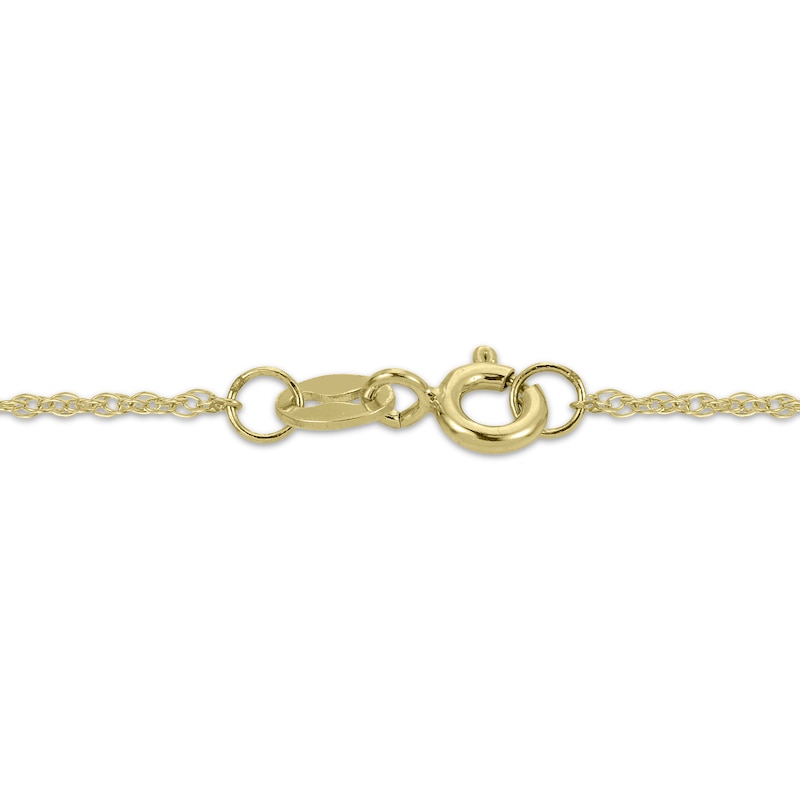 Main Image 2 of Cultured Akoya Pearl & Diamond Accent Chain Link Necklace 14K Yellow Gold 18&quot;