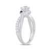 Thumbnail Image 1 of Round-Cut Diamond & Blue Sapphire Engagement Ring 3/4 ct tw 14K White Gold