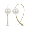 Thumbnail Image 1 of Cultured Pearl Threader Earrings 14K Yellow Gold