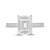 Thumbnail Image 3 of Neil Lane Artistry Emerald-Cut Lab-Grown Diamond Engagement Ring 4-5/8 ct tw 14K White Gold