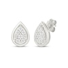 Thumbnail Image 1 of Diamond Teardrop Earrings 1/10 ct tw Sterling Silver