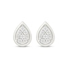 Thumbnail Image 2 of Diamond Teardrop Earrings 1/10 ct tw Sterling Silver