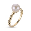 Thumbnail Image 2 of Cultured Pearl Beaded Ring 10K Yellow Gold