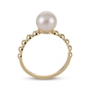 Thumbnail Image 4 of Cultured Pearl Beaded Ring 10K Yellow Gold