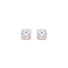 Thumbnail Image 2 of Lab-Grown Diamonds by KAY Round-Cut Solitaire Stud Earrings 1/3 ct tw 10K Rose Gold (I/SI2)