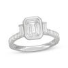 Thumbnail Image 1 of Neil Lane Artistry Emerald-Cut Lab-Grown Diamond Bezel-Set Engagement Ring 2-1/4 ct tw 14K White Gold