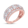 Thumbnail Image 2 of Lab-Grown Diamonds by KAY Oval & Round-Cut Ring 2 ct tw 14K Rose Gold