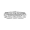 Thumbnail Image 1 of Men's Diamond Patterned Link Bracelet 2-1/2 ct tw Sterling Silver 8.5&quot;