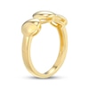 Thumbnail Image 2 of Three Disc Ring 18K Yellow Gold-Plated Sterling Silver