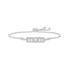 Thumbnail Image 1 of Diamond &quot;Mom&quot; Bolo Bracelet 1/15 ct tw Sterling Silver