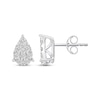 Thumbnail Image 3 of Diamond Teardrop Stud Earrings 1/2 ct tw 10K White Gold