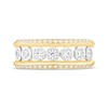 Thumbnail Image 3 of Diamond Seven-Stone Curved Anniversary Ring 1/2 ct tw 10K Yellow Gold