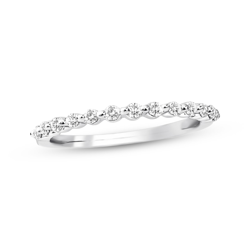 Main Image 1 of Diamond Anniversary Band 1/3 ct tw Round-cut 10K White Gold