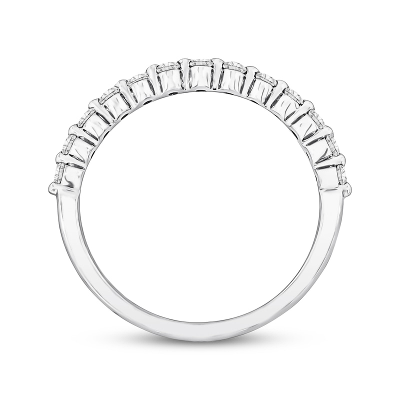 Main Image 4 of Diamond Anniversary Band 1/3 ct tw Round-cut 10K White Gold