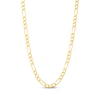 Thumbnail Image 1 of Solid Figaro Chain Necklace 5.2mm 14K Yellow Gold 20&quot;