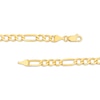 Thumbnail Image 3 of Solid Figaro Chain Necklace 5.2mm 14K Yellow Gold 20&quot;