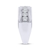 Thumbnail Image 2 of Men's Diamond Channel Fashion Ring 1 ct tw 10K White Gold