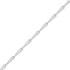 Thumbnail Image 2 of Diamond Tapered Link Bracelet 7/8 ct tw 14K White Gold