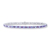 Thumbnail Image 1 of Tanzanite and Amethyst Bracelet Sterling Silver