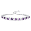 Thumbnail Image 1 of Bolo Bracelet Topaz & Amethyst Sterling Silver