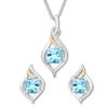 Thumbnail Image 0 of Blue Topaz & Diamond Gift Set
