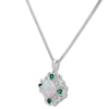 Thumbnail Image 1 of Lab-Created Opal Necklace Sterling Silver