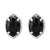 Thumbnail Image 2 of Black Onyx Earrings Sterling Silver