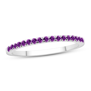 Amethyst Stackable Ring Sterling Silver | Kay Outlet